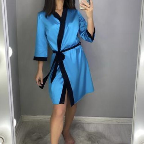 Халат Gull (50-56) G220 l.blue (лето) Gull G220 l.blue