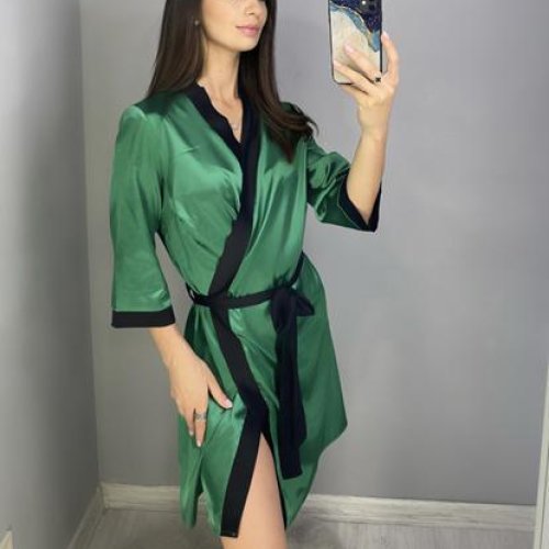 Халат Gull (50-56) G221 green (лето) Gull G221 green