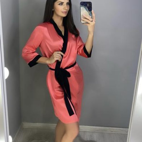 Халат Gull (50-56) G222 coral (лето) Gull G222 coral