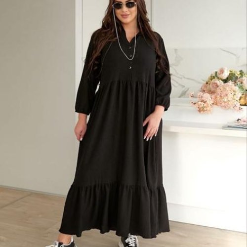 Платье Gull (48-58) G265 black (лето) Gull G265 black