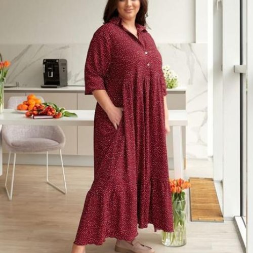 Платье Gull (48-58) G266 red (лето) Gull G266 red