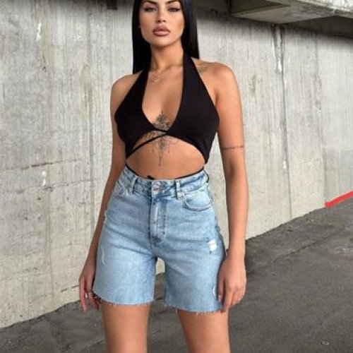 Шорты Jeans Style (34-42) 355-1279 l.blue (лето) Jeans Style 355-1279 l.blue