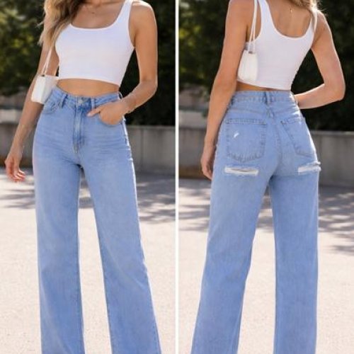 Джинсы Jeans Style (34-42) 502-7399 l.blue (деми) Jeans Style 502-7399 l.blue