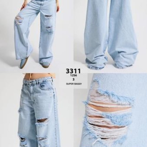 Джинсы Jeans Style (34-42) 3311-12S6-3 l.blue (деми) Jeans Style 3311-12S6-3 l.blue