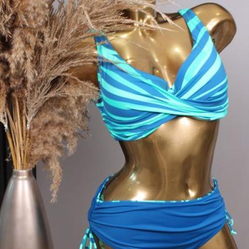 Купальник Sun&Sea (48-56) W3058 l.blue (лето) Sun&Sea W3058 l.blue