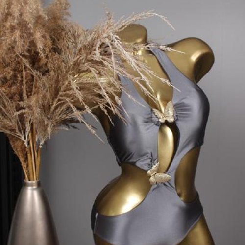 Купальник Sun&Sea (38-46) 9607 grey (лето) Sun&Sea 9607 grey