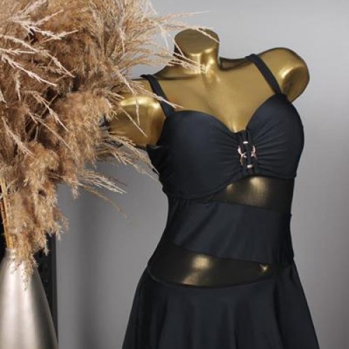 Купальник Sun&Sea (48-56) 26096 black (лето) Sun&Sea 26096 black