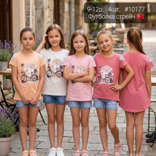 Футболка AMZ (9-12) 10177 d.pink (лето) AMZ 10177 d.pink