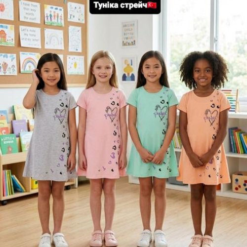 Платье AMZ (8-12) AM65 pink (лето) AMZ AM65 pink