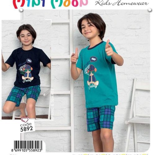 Пижама Disneyopt kids (5-12) DS345-5892 black (5-12) (лето) Disneyopt kids DS345-5892 black (5-12)