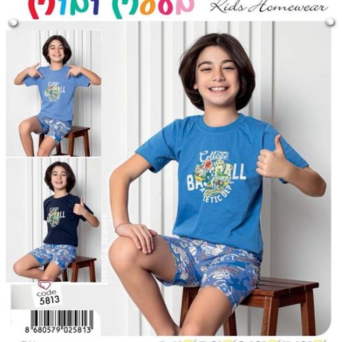 Пижама Disneyopt kids (5-12) DS349-5813 l.blue (5-12) (лето) Disneyopt kids DS349-5813 l.blue (5-12)
