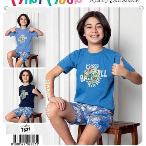 Пижама Disneyopt kids (13-16) DS357-7831 l.blue (13-16) (лето) Disneyopt kids DS357-7831 l.blue (13-16)