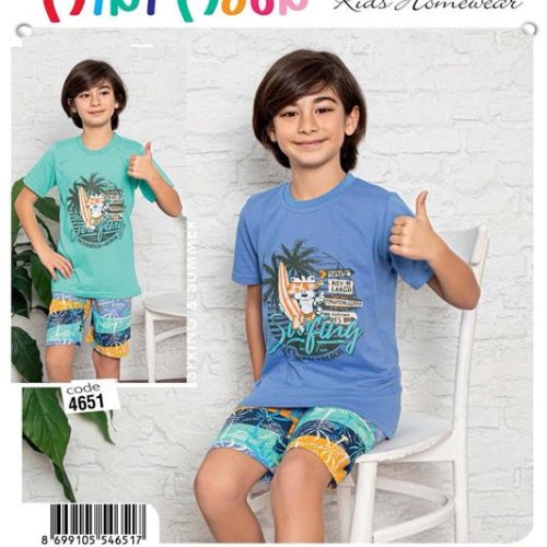 Пижама Disneyopt kids (13-16) DS362-4651 l.blue (13-16) (лето) Disneyopt kids DS362-4651 l.blue (13-16)