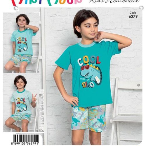 Пижама Disneyopt kids (13-16) DS363-6279 green (13-16) (лето) Disneyopt kids DS363-6279 green (13-16)