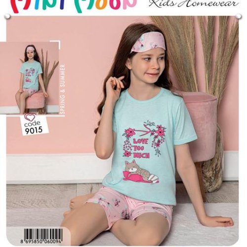 Пижама Disneyopt kids (13-16) DS368-9015 mint (13-16) (лето) Disneyopt kids DS368-9015 mint (13-16)