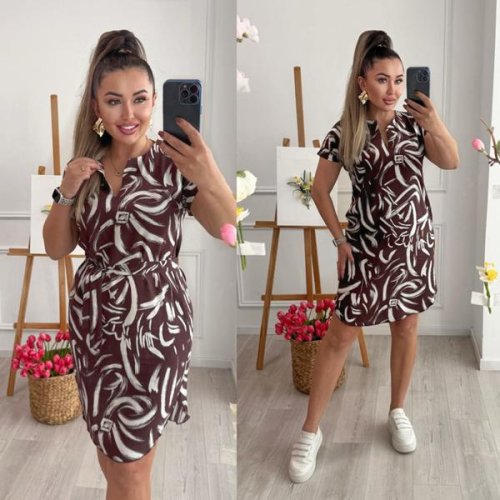 Платье Sofi Cor (42-52) 201 d.brown (лето) Sofi Cor 201 d.brown