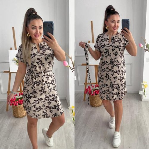 Платье Sofi Cor (42-52) 201 beige (лето) Sofi Cor 201 beige