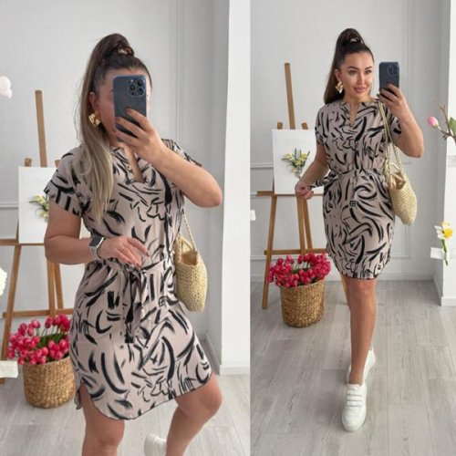 Платье Sofi Cor (42-52) 201-1 beige (лето) Sofi Cor 201-1 beige