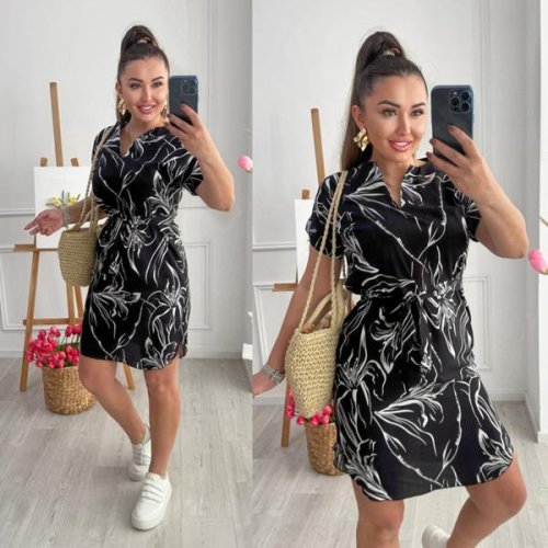 Платье Sofi Cor (42-52) 201-1 black (лето) Sofi Cor 201-1 black