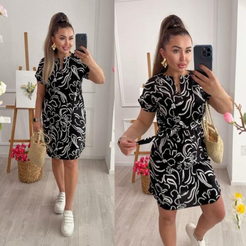 Платье Sofi Cor (42-52) 201-3 black (лето) Sofi Cor 201-3 black