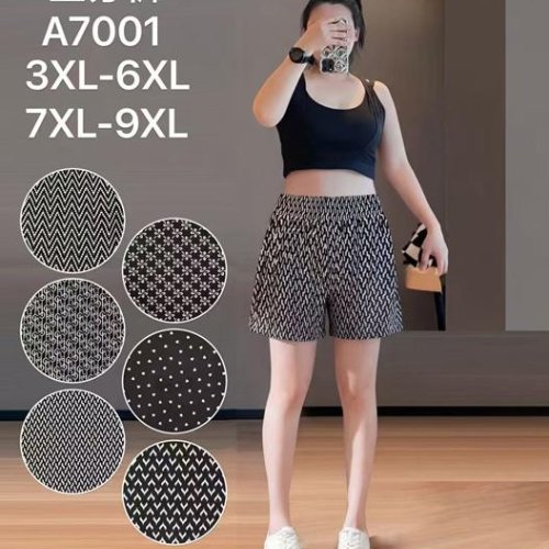 Шорты ALIA (3XL-9XL) A7001 mix (лето) ALIA A7001 mix