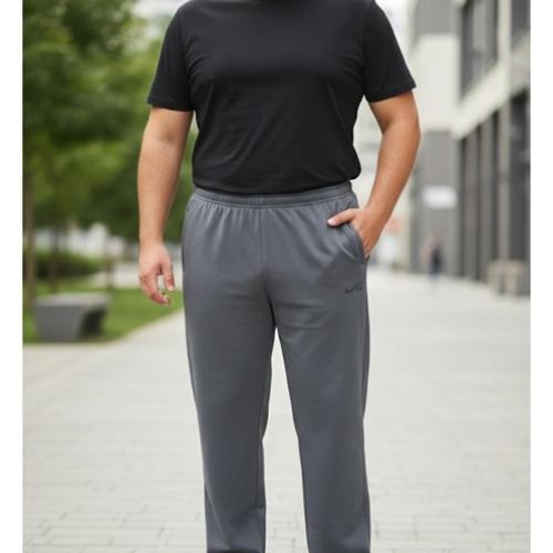 Штаны спорт Style M.Clothes (50-58) SM8 grey (деми) Style M.Clothes SM8 grey