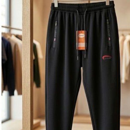 Штаны спорт Style M.Clothes (M-3XL) SM29 black (деми) Style M.Clothes SM29 black