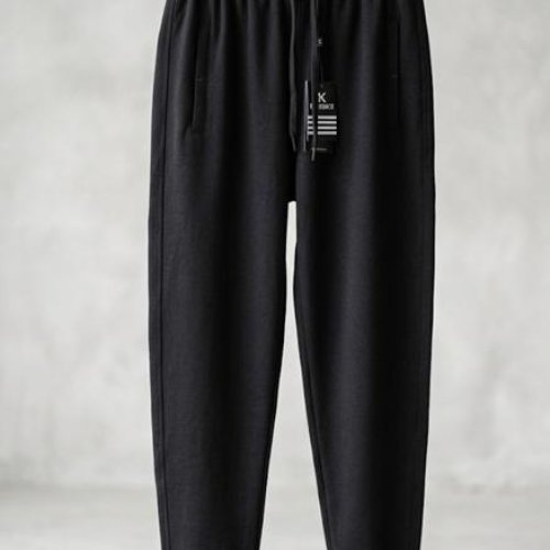 Штаны спорт Style M.Clothes (M-3XL) SM32 black (деми) Style M.Clothes SM32 black