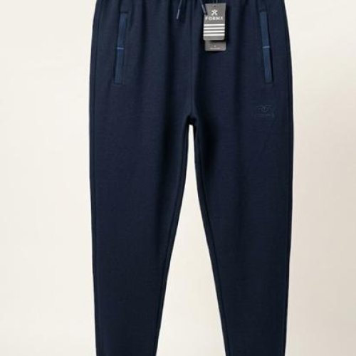 Штаны спорт Style M.Clothes (3XL-5XL) SM33 navy (деми) Style M.Clothes SM33 navy