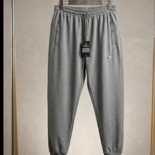 Штаны спорт Style M.Clothes (3XL-5XL) SM37 grey (деми) Style M.Clothes SM37 grey