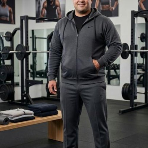 Костюм спорт Style M.Clothes (56-64) SM43 grey (деми) Style M.Clothes SM43 grey