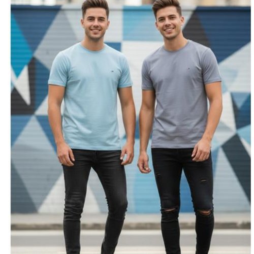 Футболка Style M.Clothes (S-2XL) SM49 grey (лето) Style M.Clothes SM49 grey