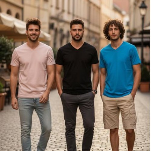 Футболка Style M.Clothes (S-2XL) SM58 black (лето) Style M.Clothes SM58 black