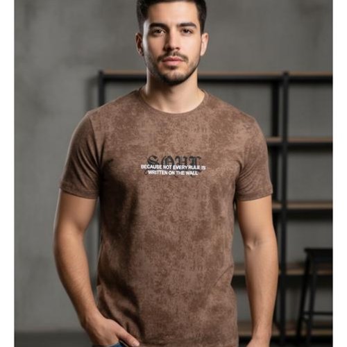 Футболка Style M.Clothes (S-2XL) SM62 brown (лето) Style M.Clothes SM62 brown