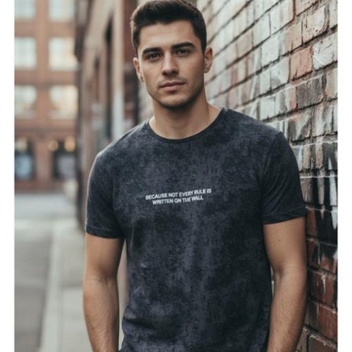 Футболка Style M.Clothes (S-2XL) SM63 d.grey (лето) Style M.Clothes SM63 d.grey