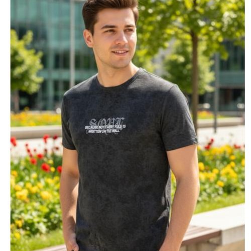 Футболка Style M.Clothes (S-2XL) SM66 d.grey (лето) Style M.Clothes SM66 d.grey