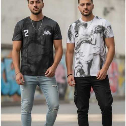 Футболка Style M.Clothes (S-2XL) SM105 white (лето) Style M.Clothes SM105 white