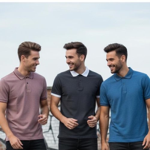 Футболка Style M.Clothes (S-2XL) SM132 blue (лето) Style M.Clothes SM132 blue