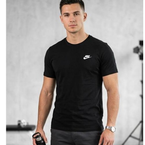 Футболка Style M.Clothes (M-2XL) SM138 black (лето) Style M.Clothes SM138 black