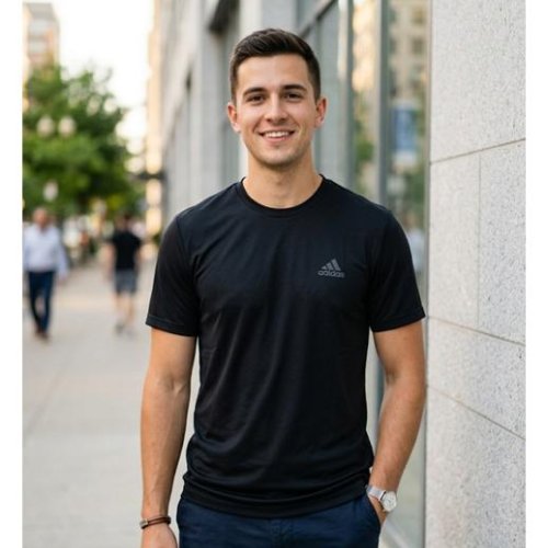 Футболка Style M.Clothes (48-56) SM172 black (лето) Style M.Clothes SM172 black