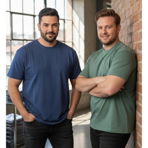 Футболка Style M.Clothes (2XL-6XL) SM177 green (лето) Style M.Clothes SM177 green