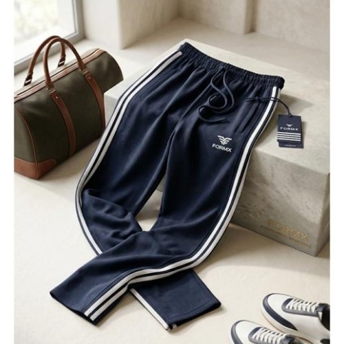 Штаны спорт Style M.Clothes (M-3XL) SM190 navy (деми) Style M.Clothes SM190 navy