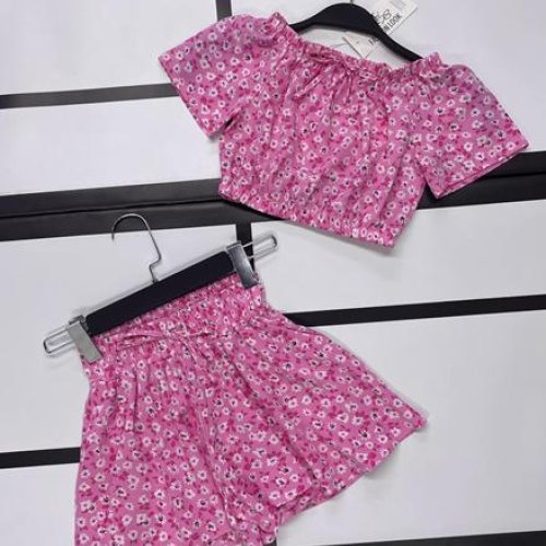 Костюм Kosmy (128-152) 606-1 pink (лето) Kosmy 606-1 pink