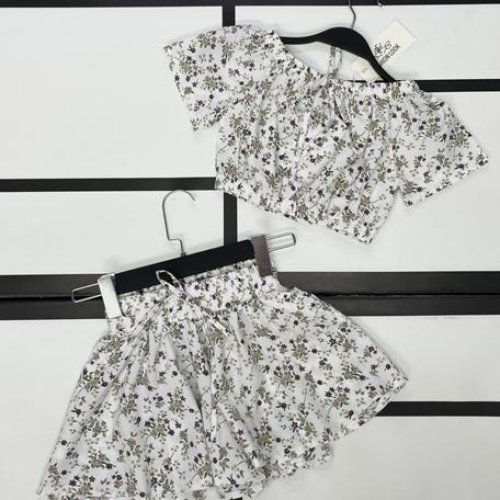 Костюм Kosmy (128-152) 606-1 white-beige (лето) Kosmy 606-1 white-beige