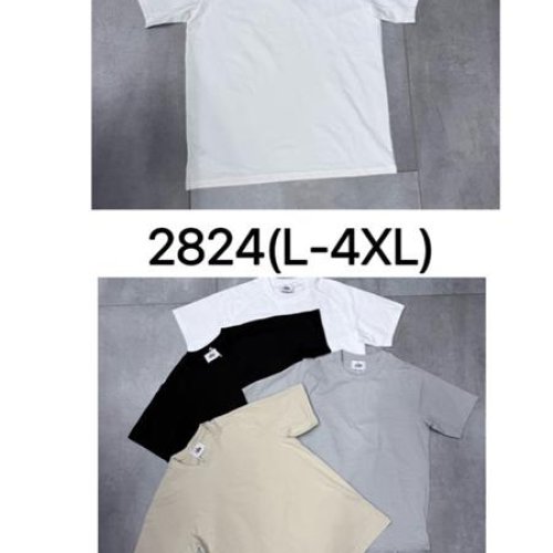 Футболка LiOpt (L-4XL) 2824 white (лето) LiOpt 2824 white