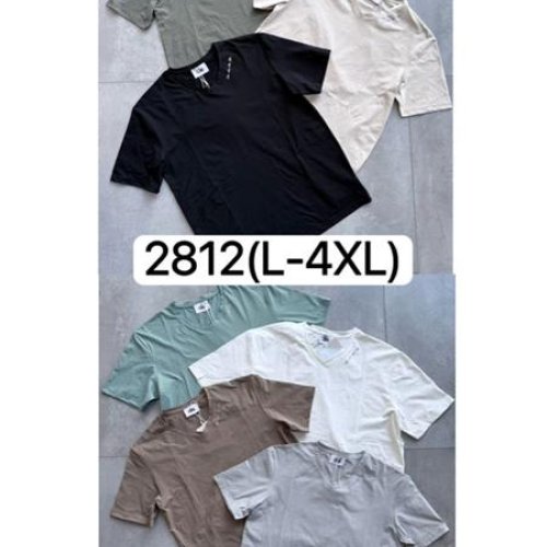 Футболка LiOpt (L-4XL) 2812 brown (лето) LiOpt 2812 brown