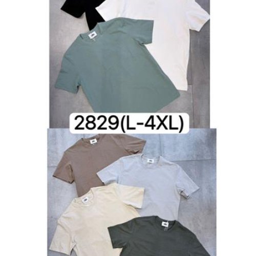 Футболка LiOpt (L-4XL) 2829 brown (лето) LiOpt 2829 brown
