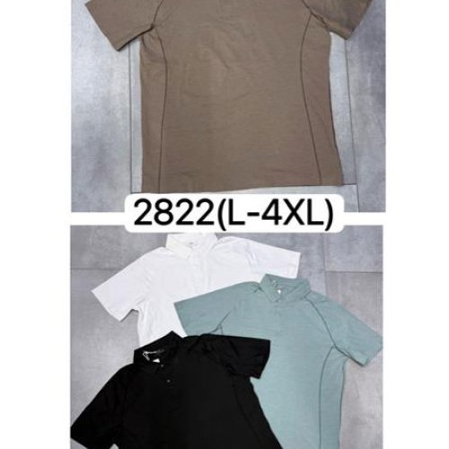 Футболка LiOpt (L-4XL) 2822 brown (лето) LiOpt 2822 brown