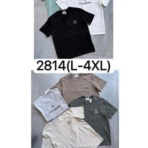 Футболка LiOpt (L-4XL) 2814 d.grey (лето) LiOpt 2814 d.grey