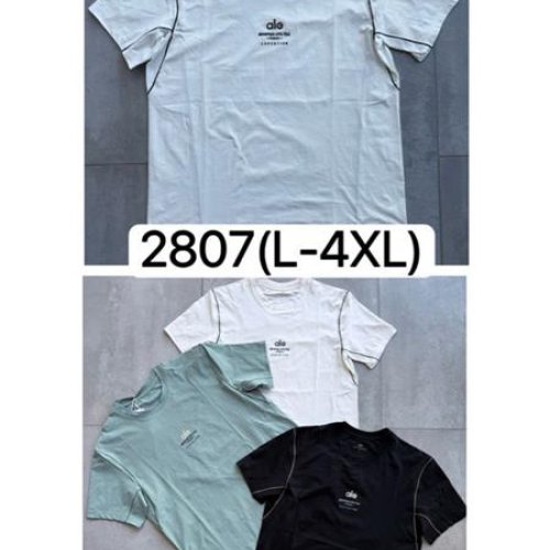 Футболка LiOpt (L-4XL) 2807 black (лето) LiOpt 2807 black